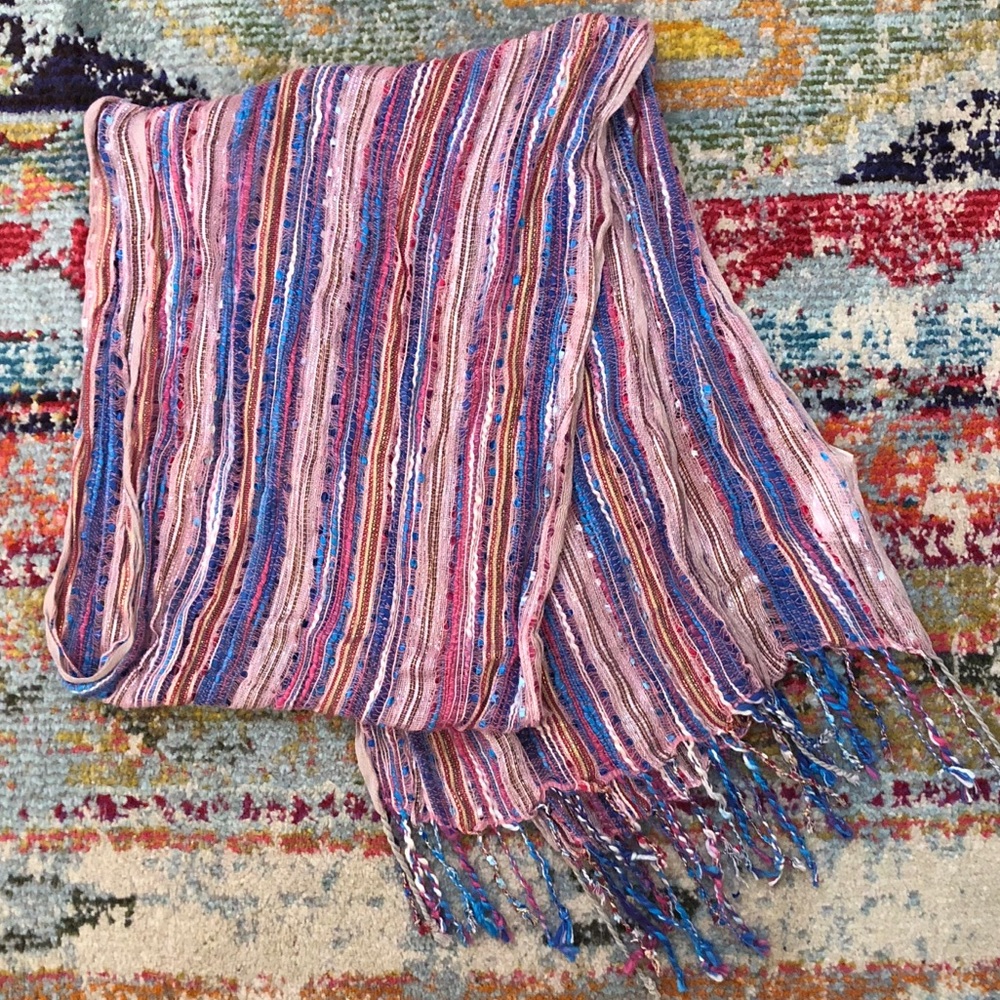 Multi-Colored Light Weight Scarf